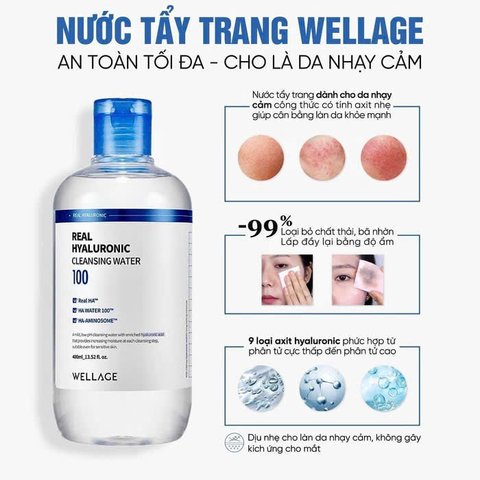NƯỚC TẨY TRANG WELLAGE